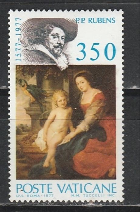 Ватикан 1977, Рубенс, 1 марка